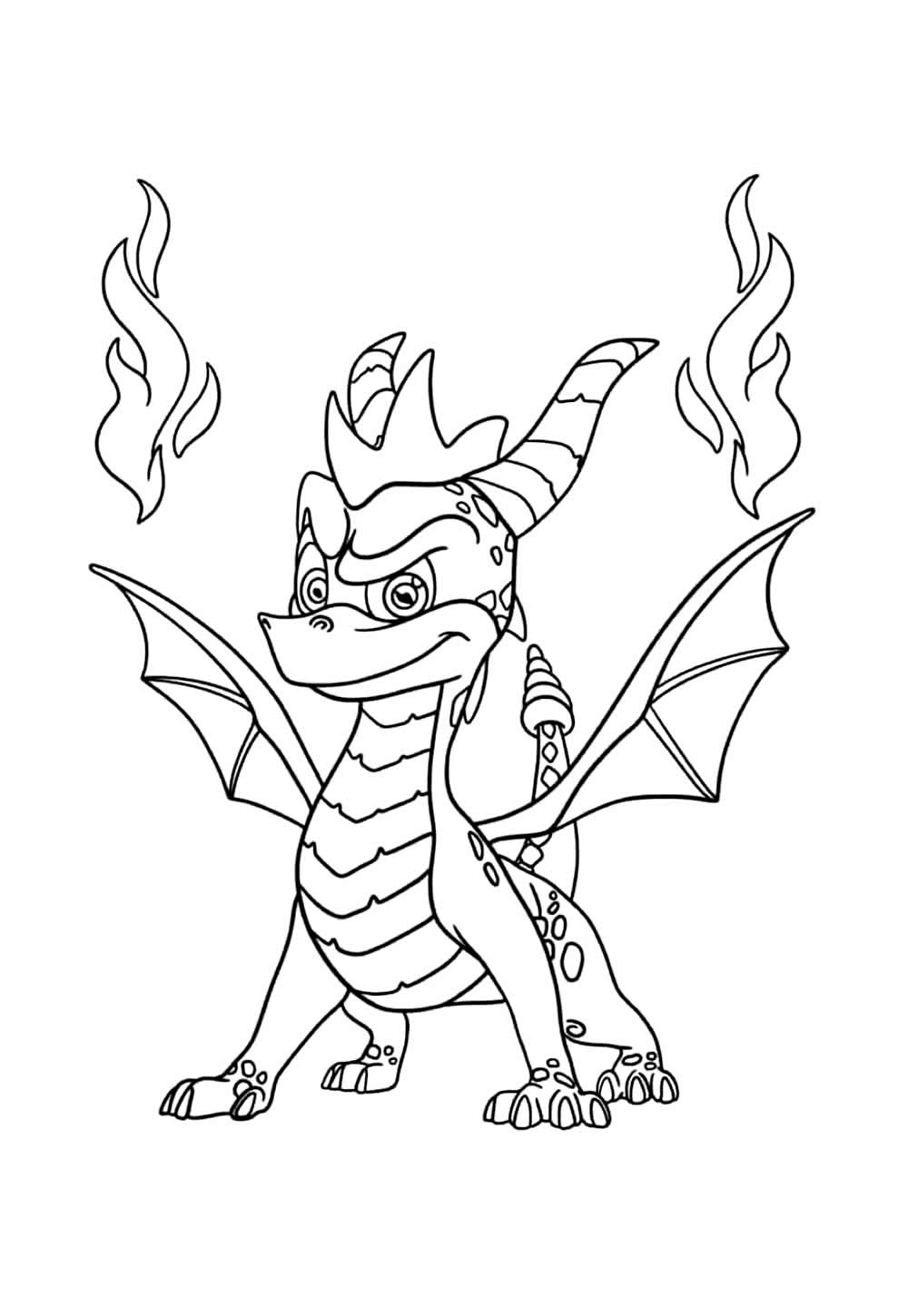 Desenho de Spyro the Dragon