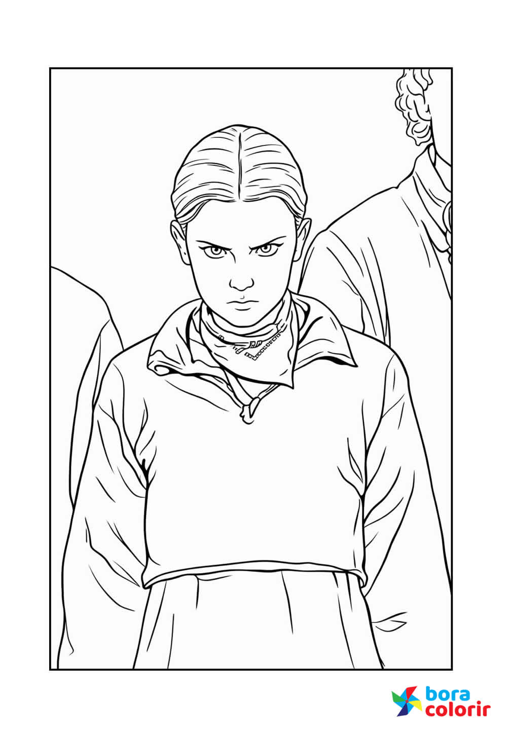 Desenho de Stranger Things para colorir