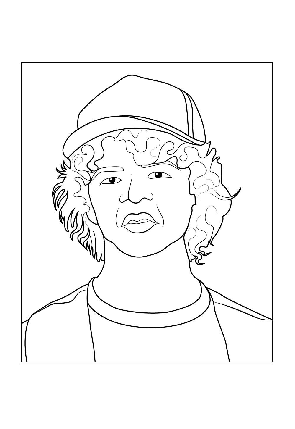 Desenho de Stranger Things