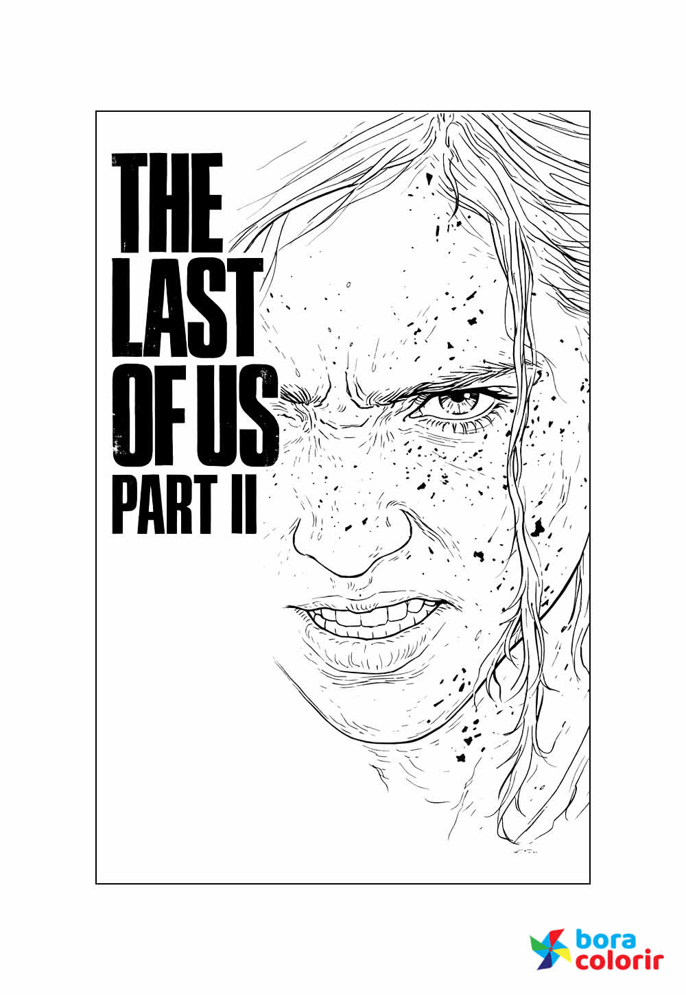 The Last of Us para colorir