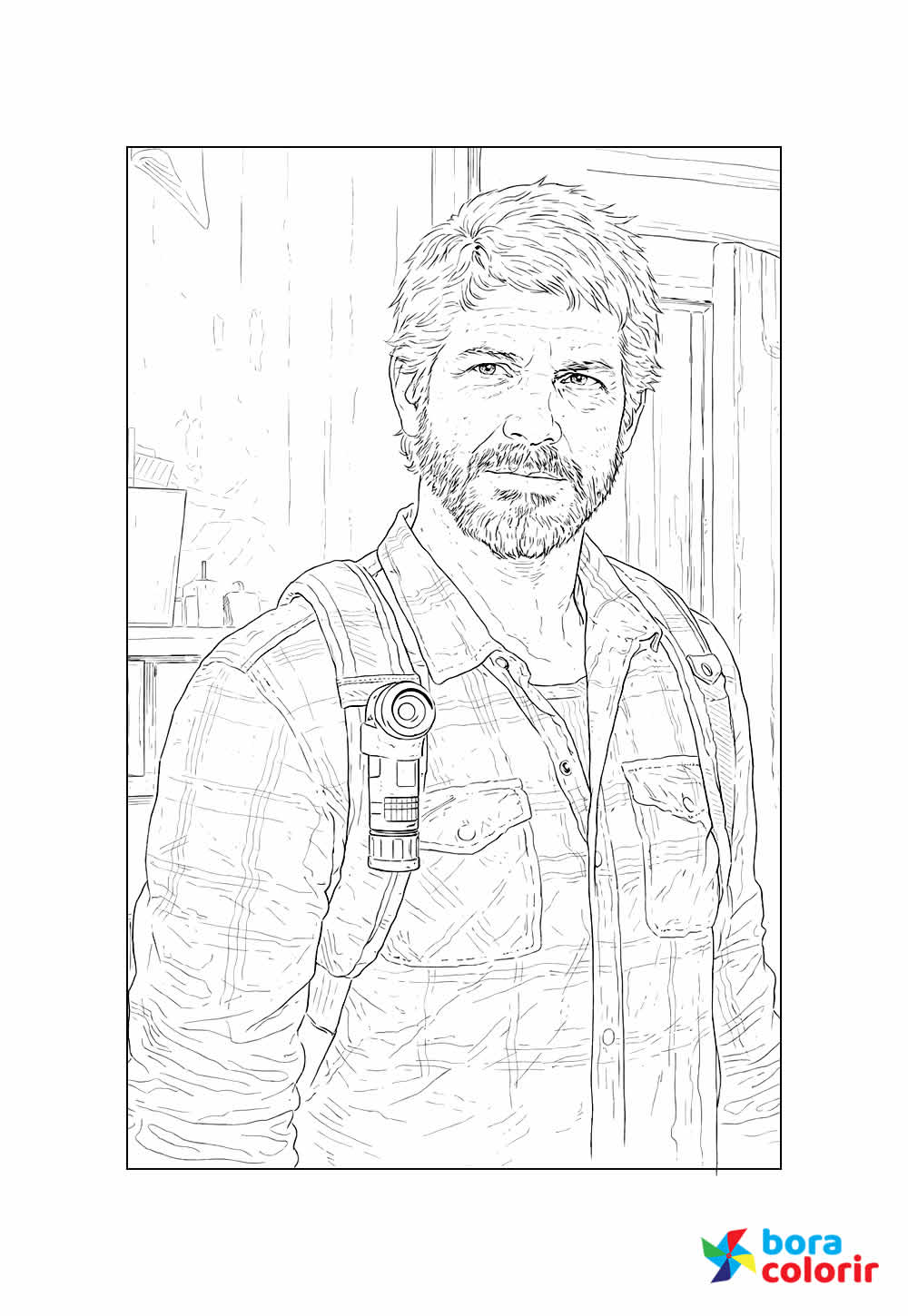 Desenhos de The Last of Us para colorir
