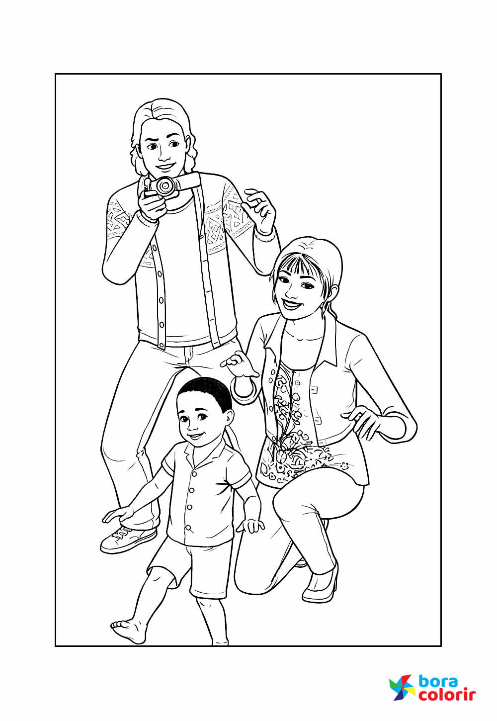 Desenho de The Sims para pintar