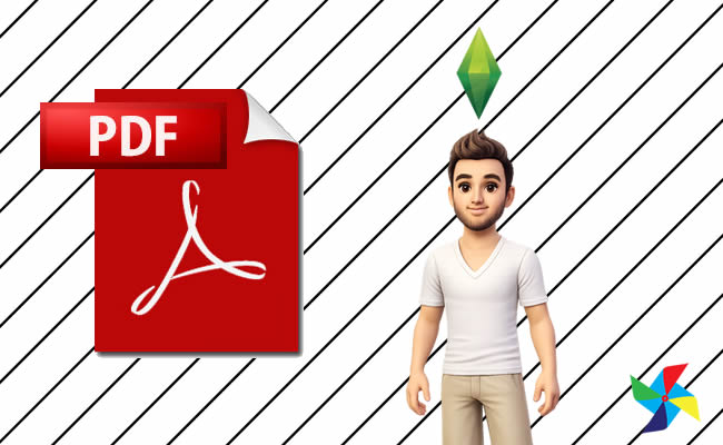 Desenhos de The Sims em PDF
