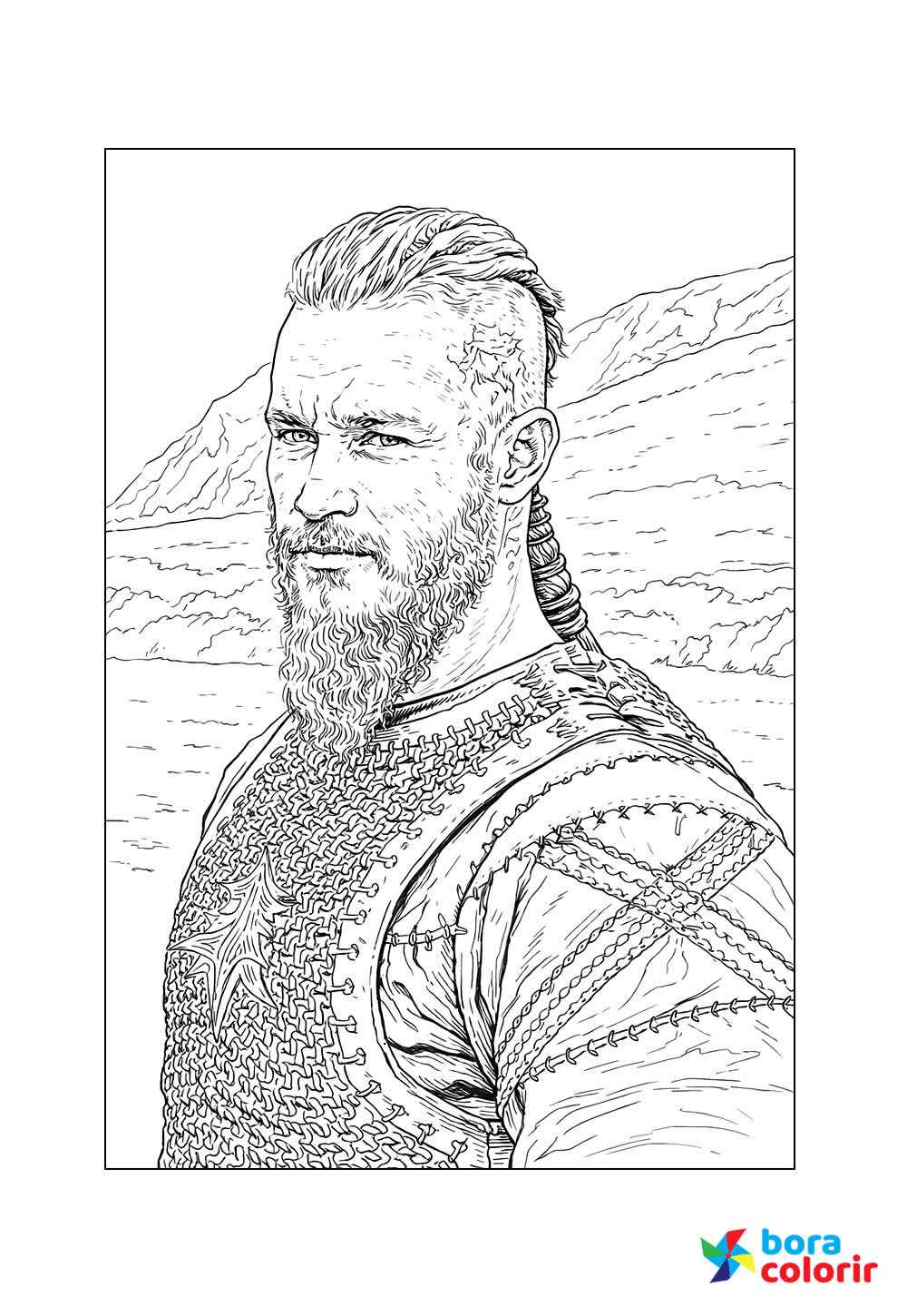 Desenho de Vikings: Valhalla para colorir
