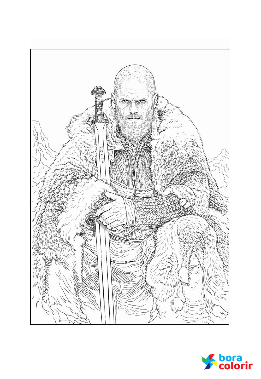 Desenho de Vikings: Valhalla para imprimir