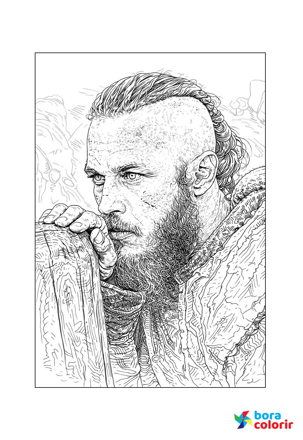 Desenho de Vikings: Valhalla para colorir