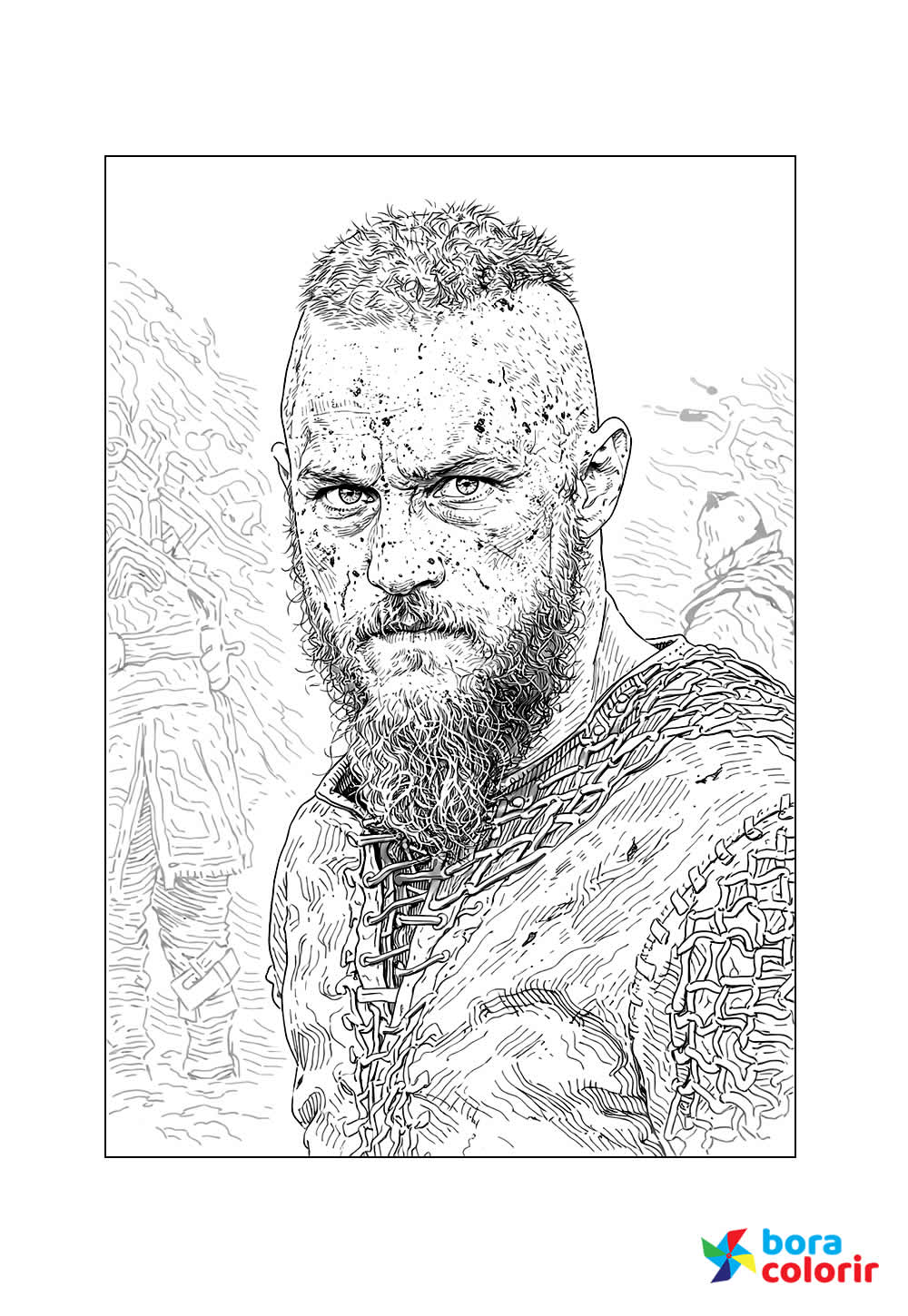 Desenho de Vikings: Valhalla para colorir