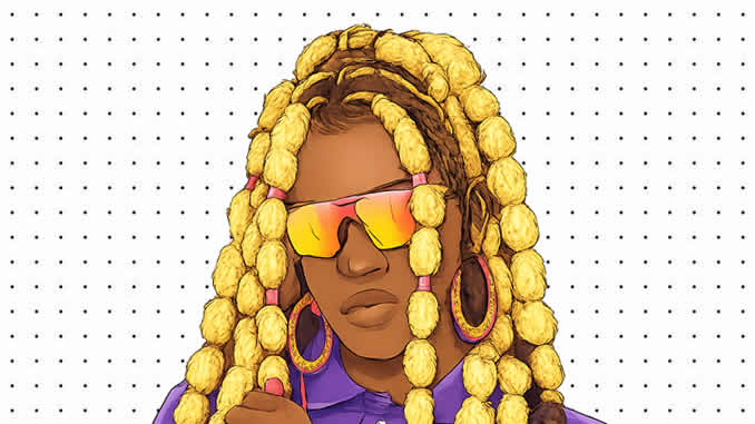 Desenho de Brega Funk para colorir