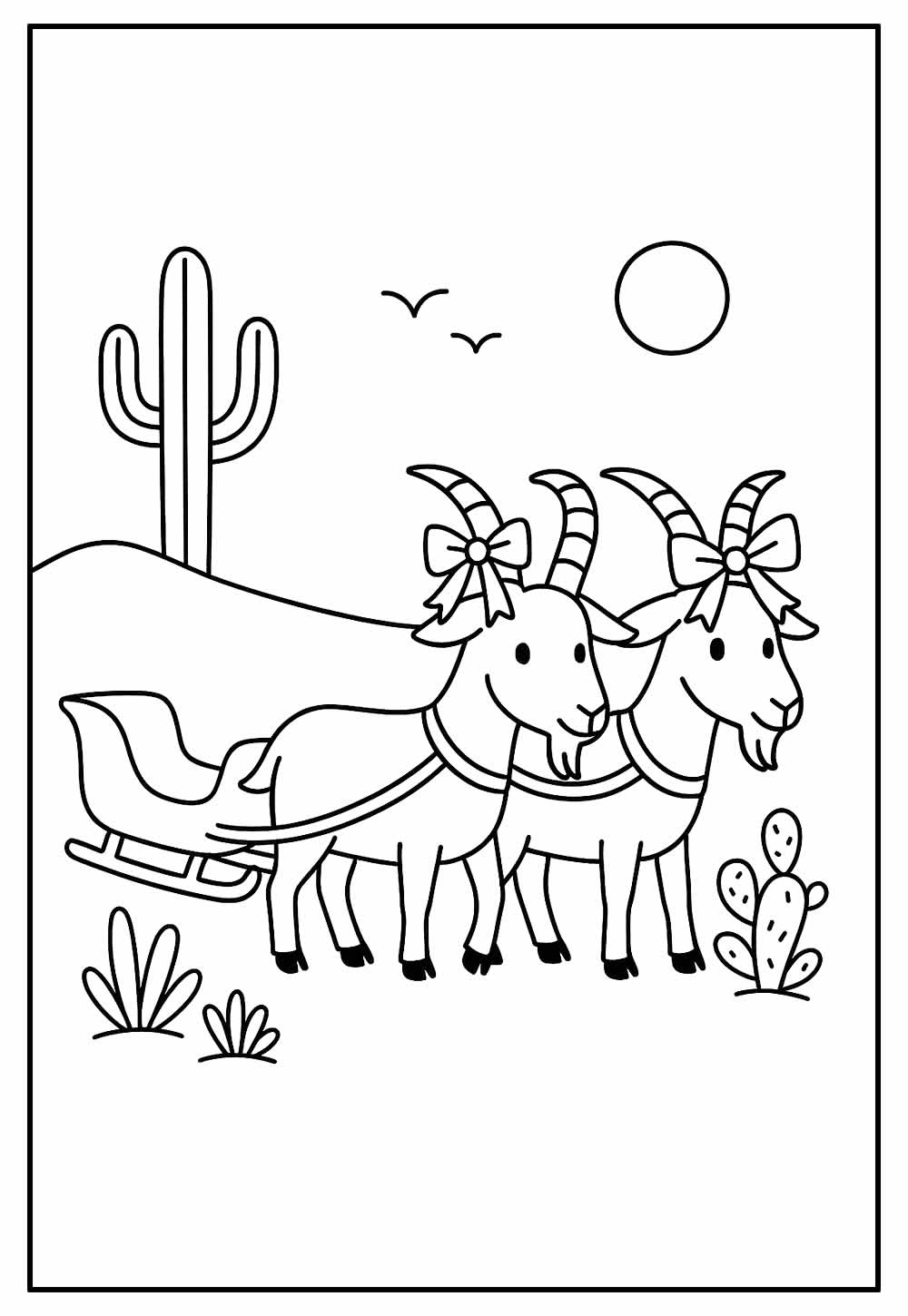 Natal do Nordeste para colorir