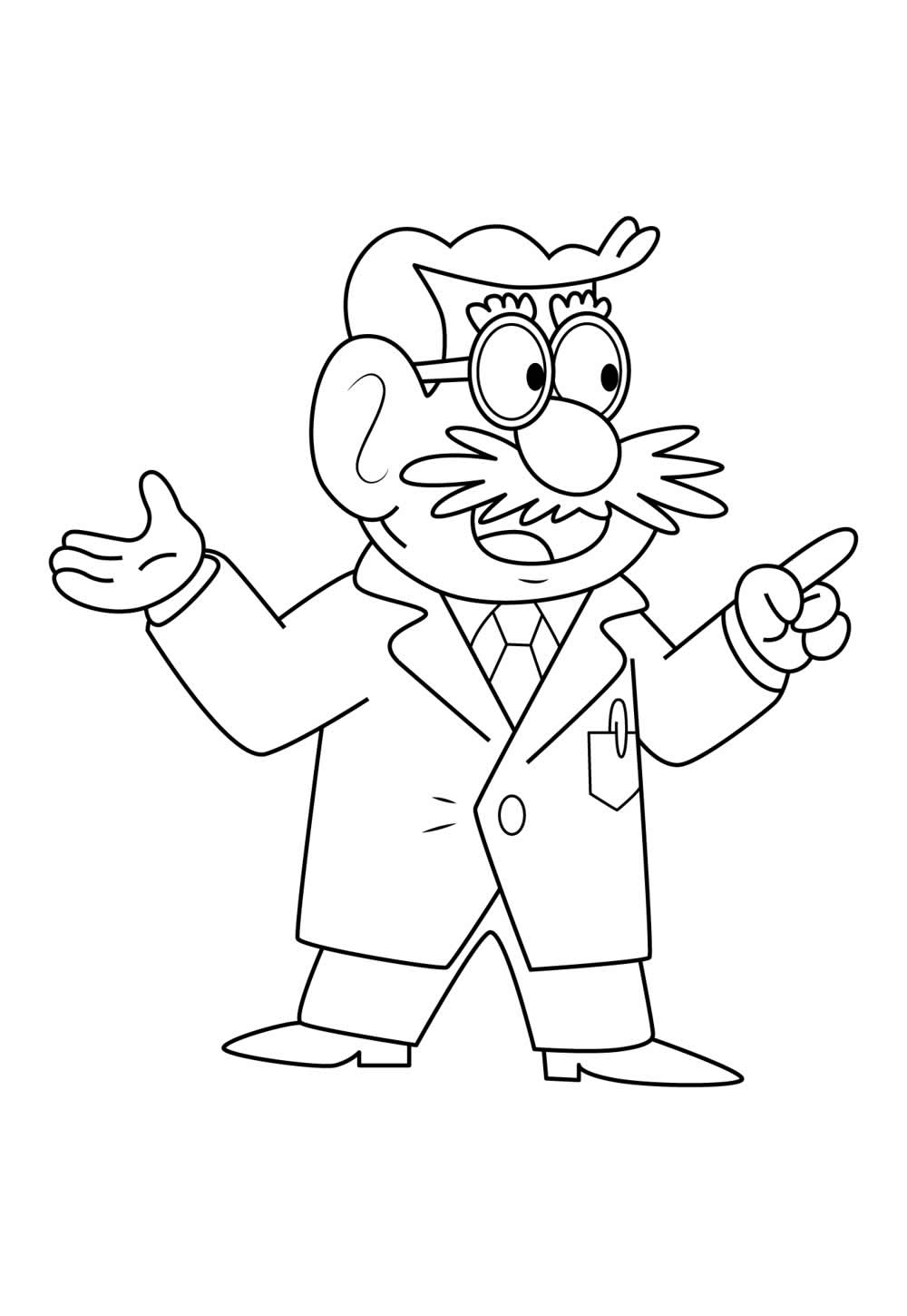 Desenho do Titio Avô para pintar