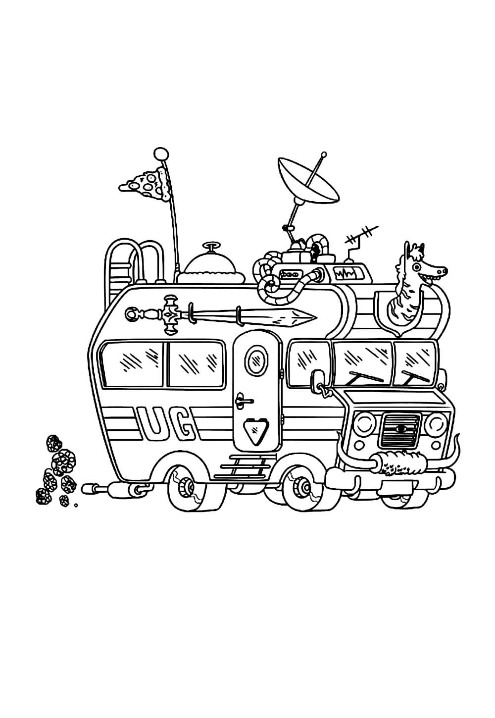 Desenho do Titio Avô - Van