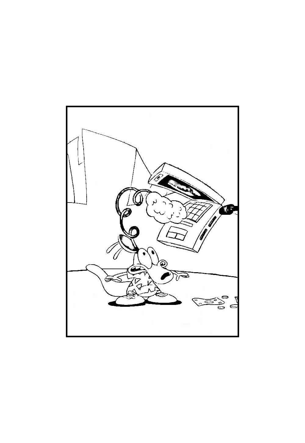 Desenho de A Vida Moderna de Rocko