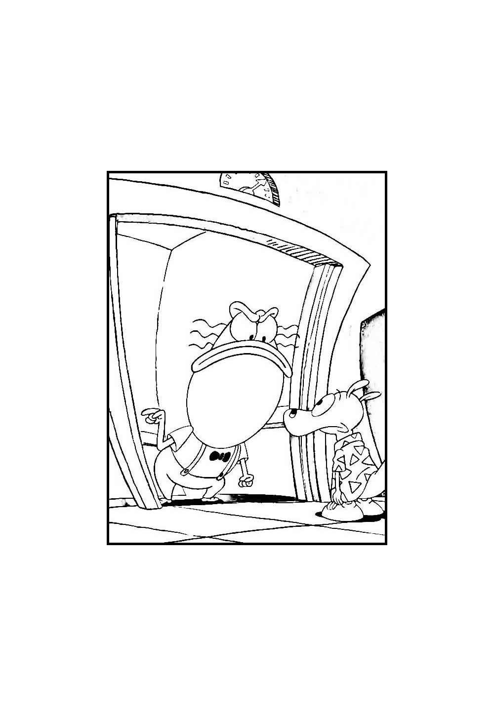 A Vida Moderna de Rocko para colorir