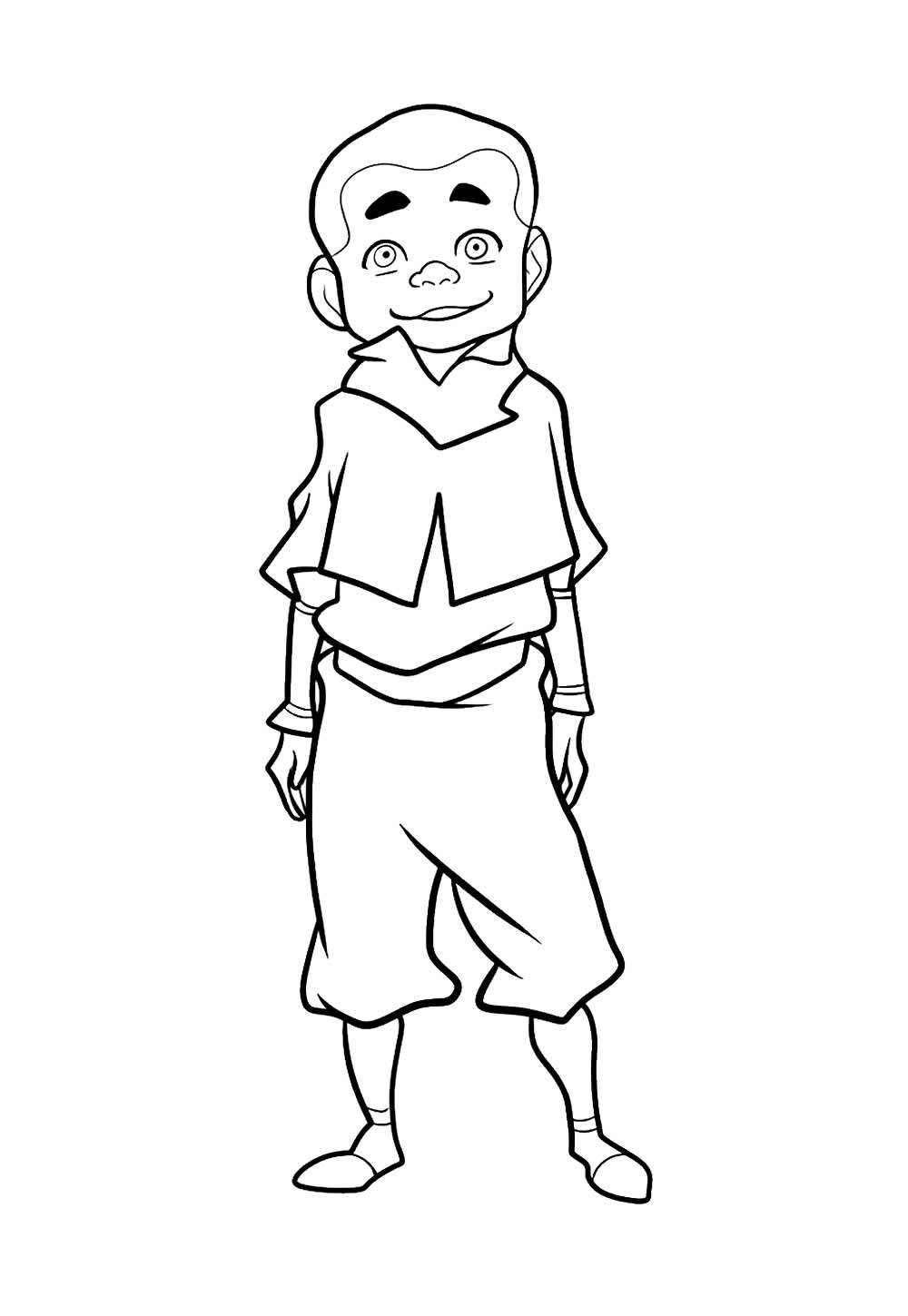 A Lenda de Korra para colorir