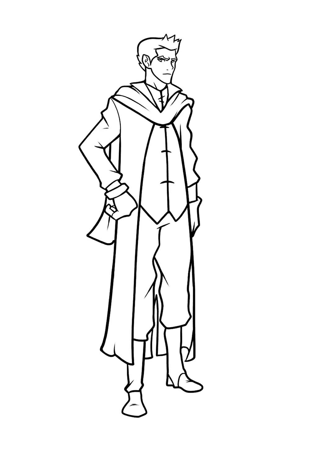 Desenhos de A Lenda de Korra para pintar