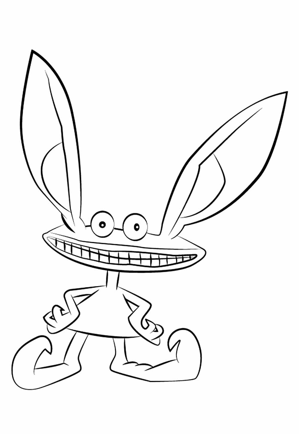 Desenho de Aaahh!!! Monstros para colorir