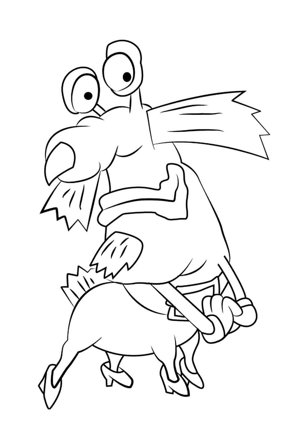 Desenhos de Aaahh!!! Monstros para pintar