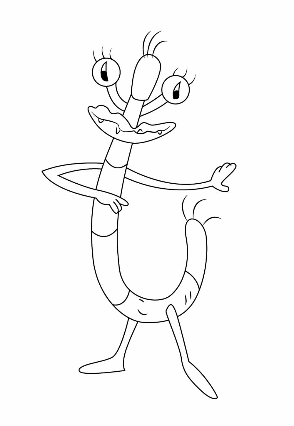 Desenho de Aaahh!!! Monstros para pintar