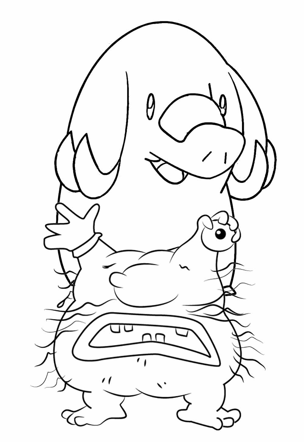 Aaahh!!! Monstros para colorir