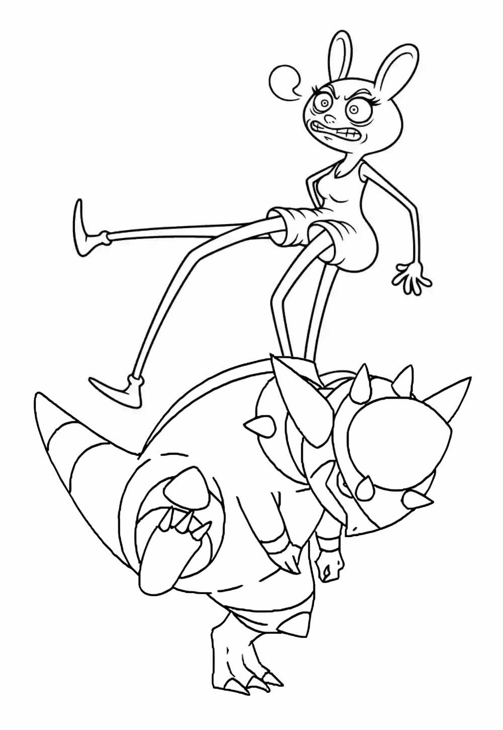 Desenhos de Aaahh!!! Monstros para colorir