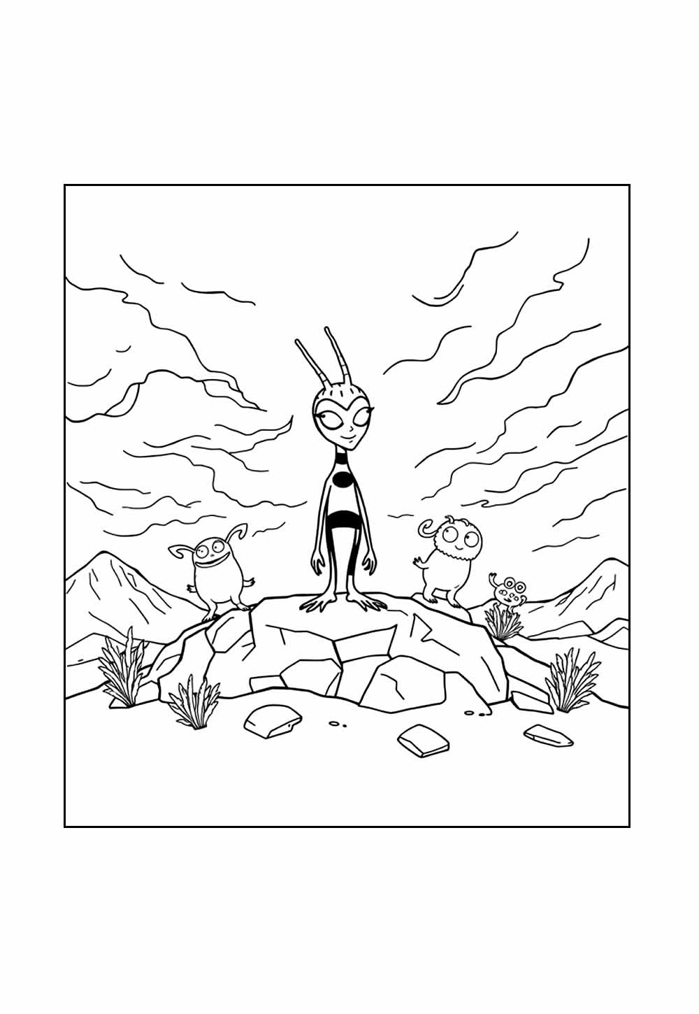 Desenhos de Aaahh!!! Monstros