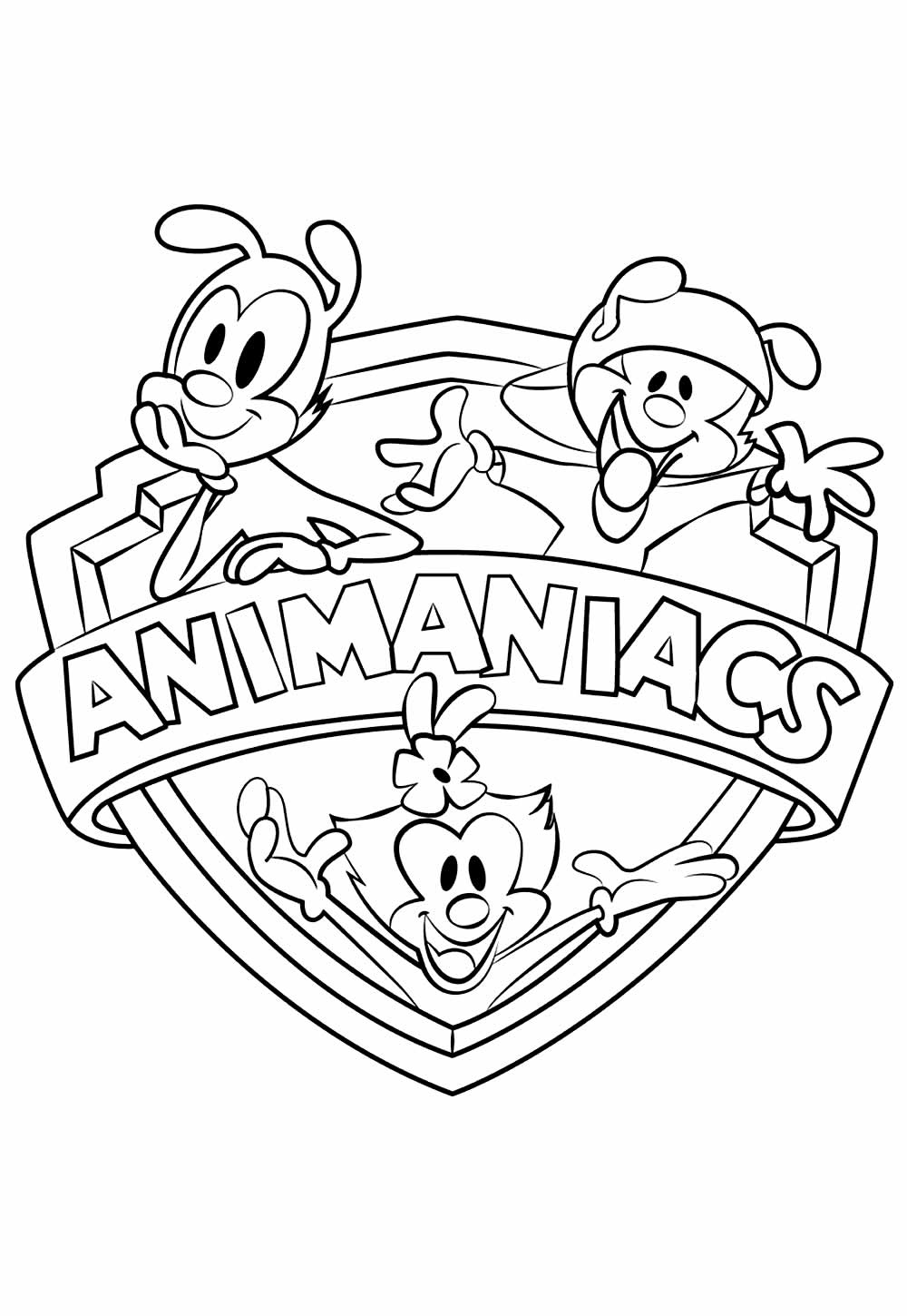 Desenho de Animaniacs para pintar