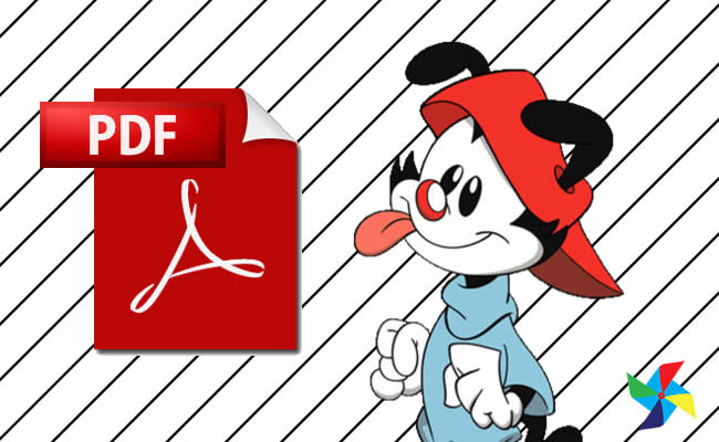 Desenho de Animaniacs em PDF