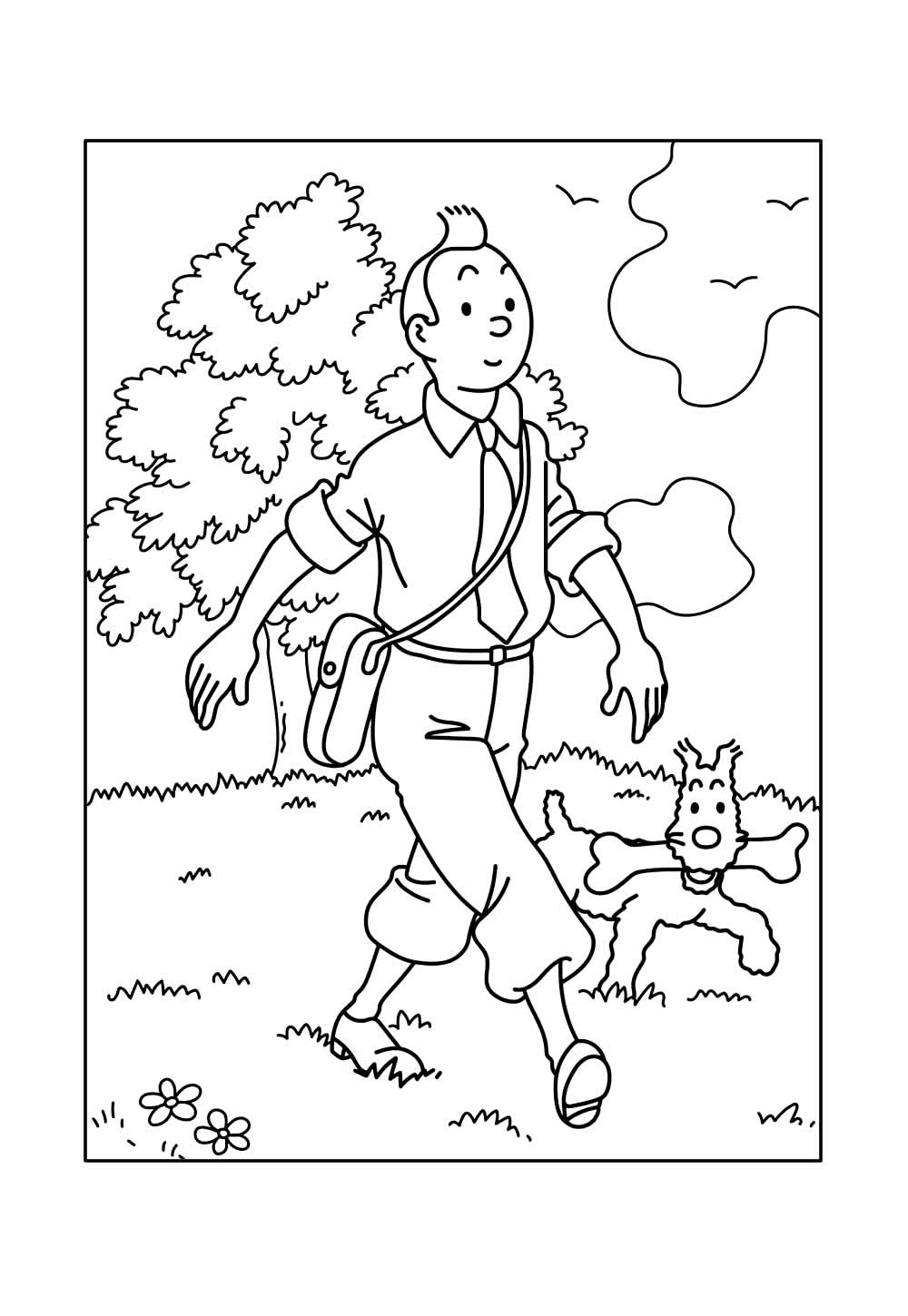 Desenhos de As Aventuras de Tintim