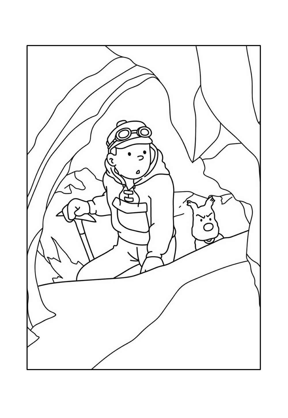 As Aventuras de Tintim para pintar