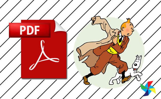 Desenhos de As Aventuras de Tintim em PDF