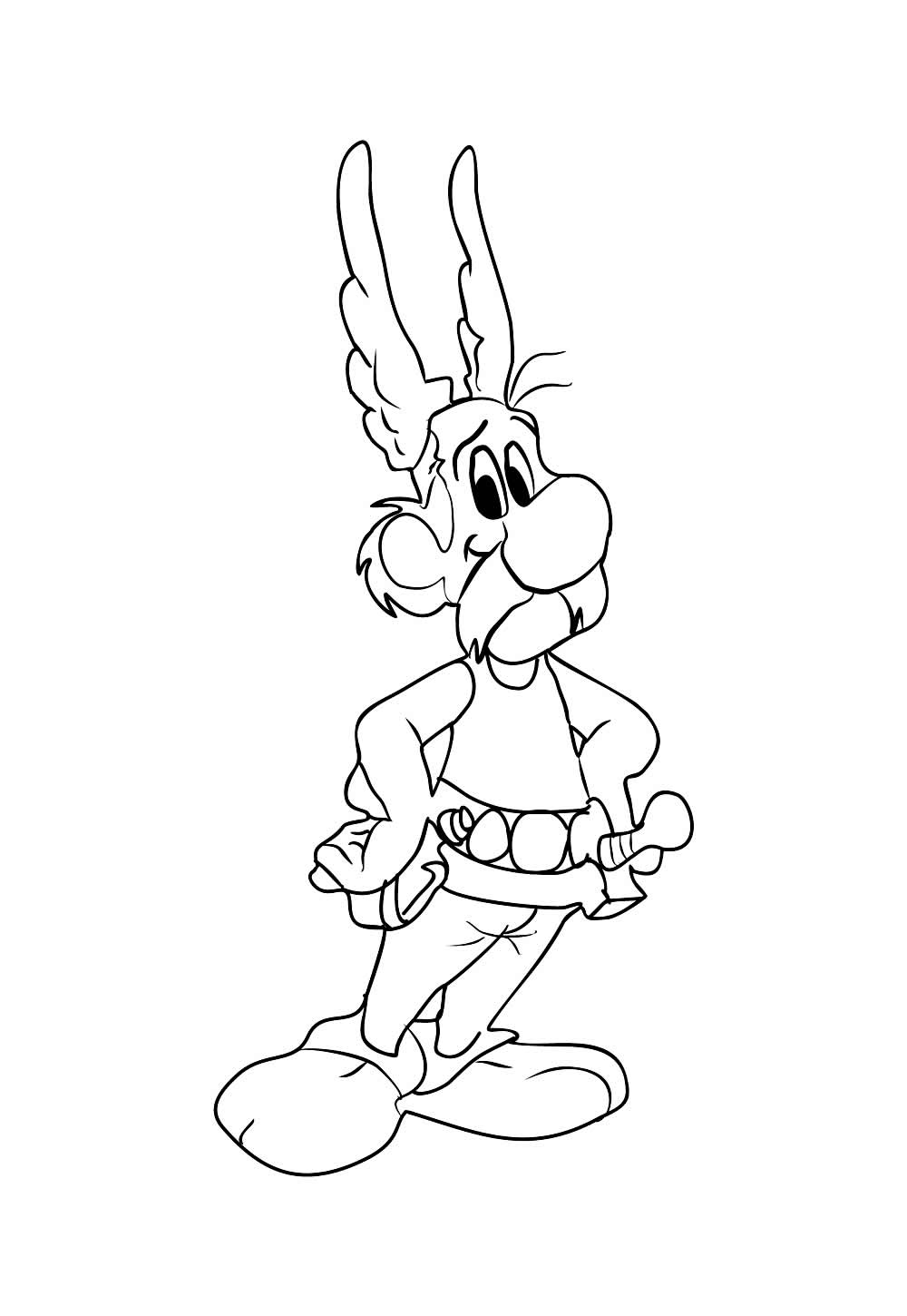 Desenho de Asterix para colorir