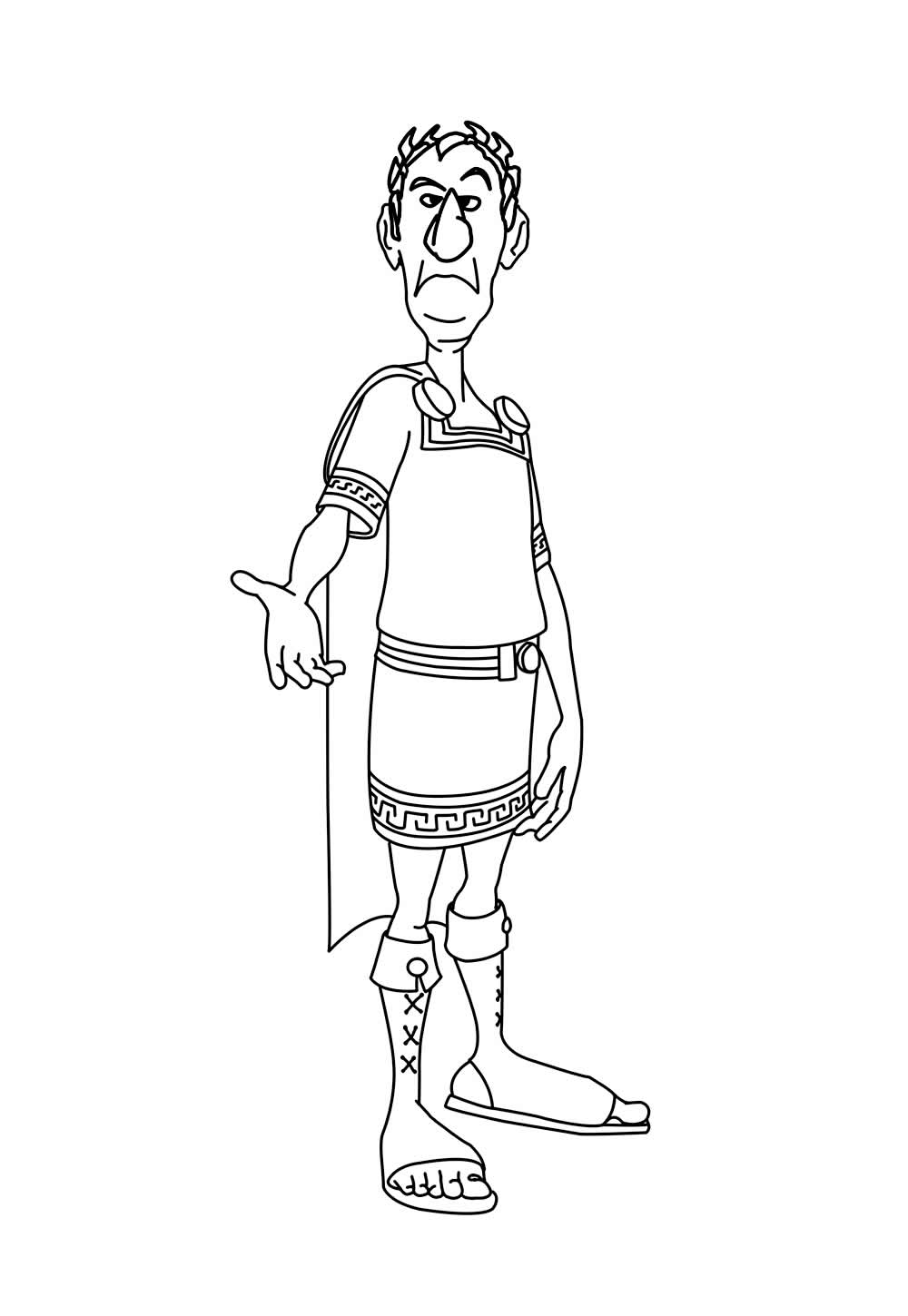 Desenho Asterix Pintar