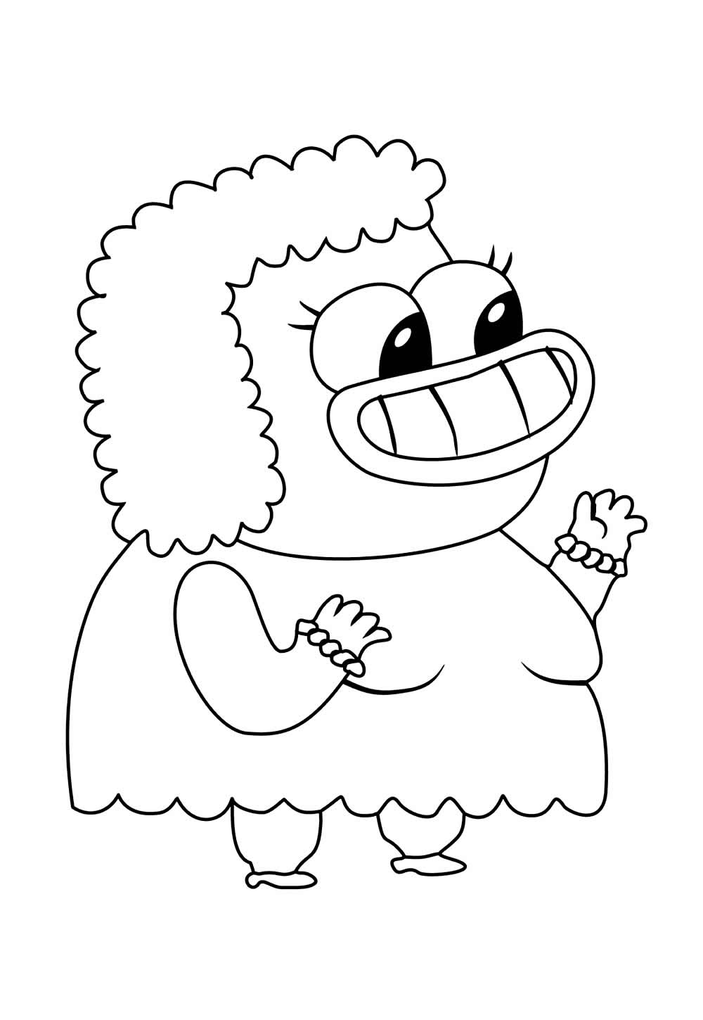 Desenho de Breadwinners para pintar