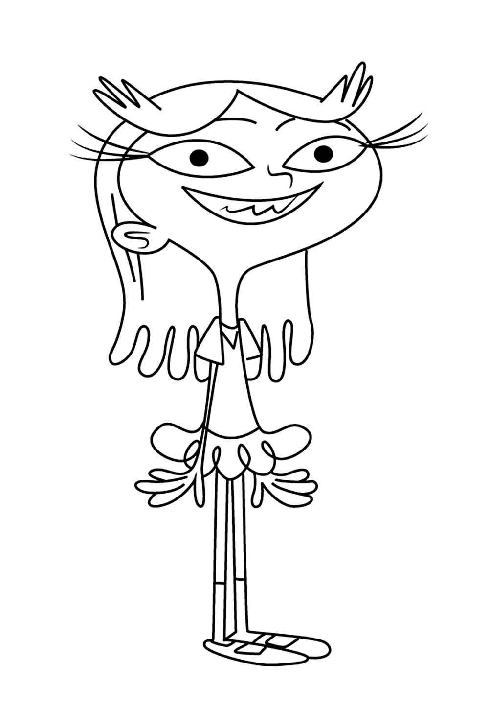 Desenho para pintarde Bunsen é uma Fera