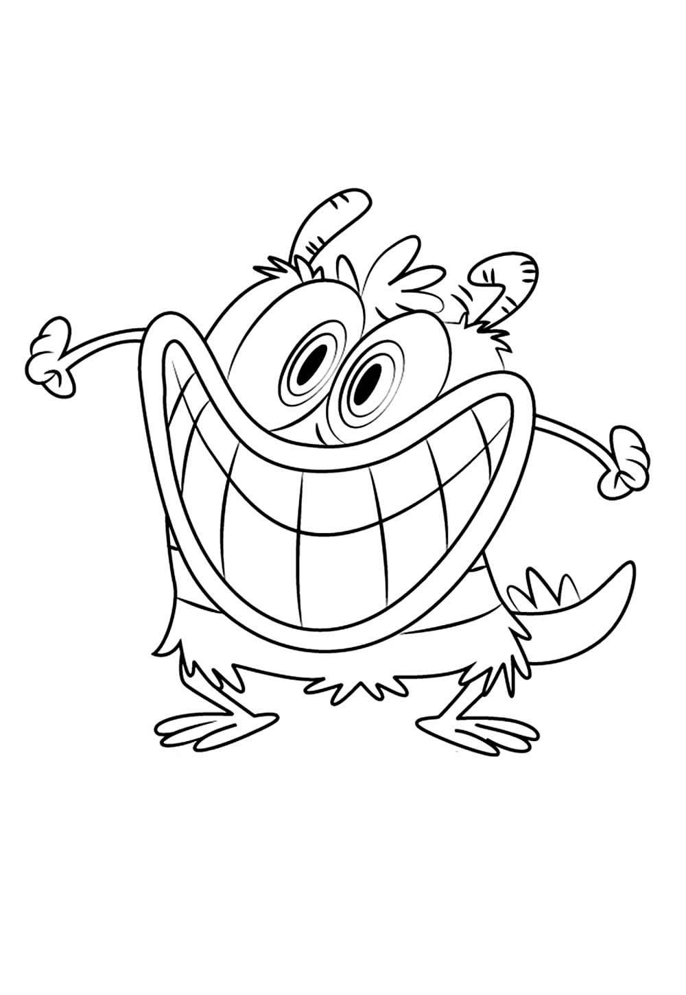 Desenho de Bunsen é uma Fera para colorir