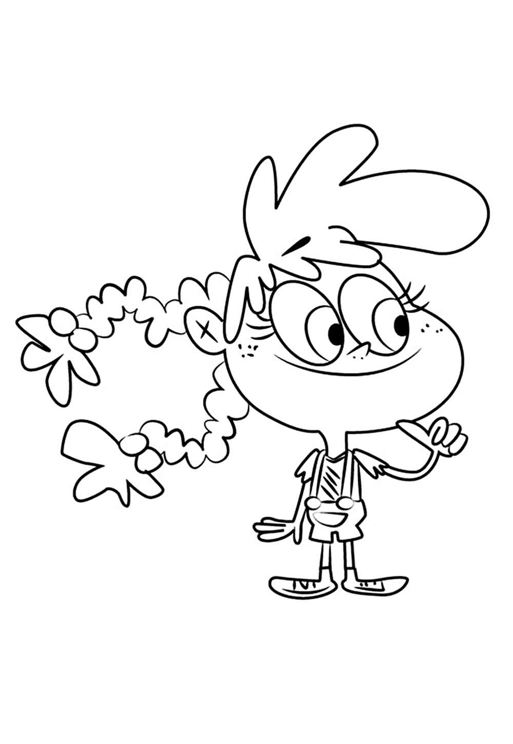 Desenho de Bunsen é uma Fera para pintar