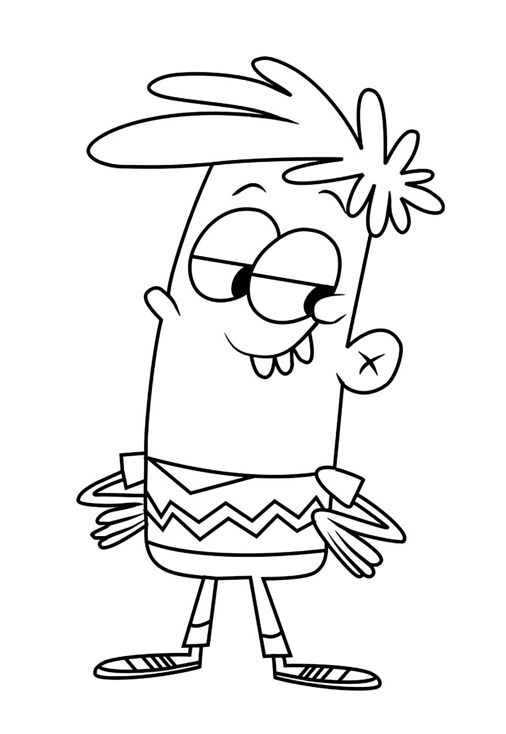 Desenho de Bunsen é uma Fera para colorir