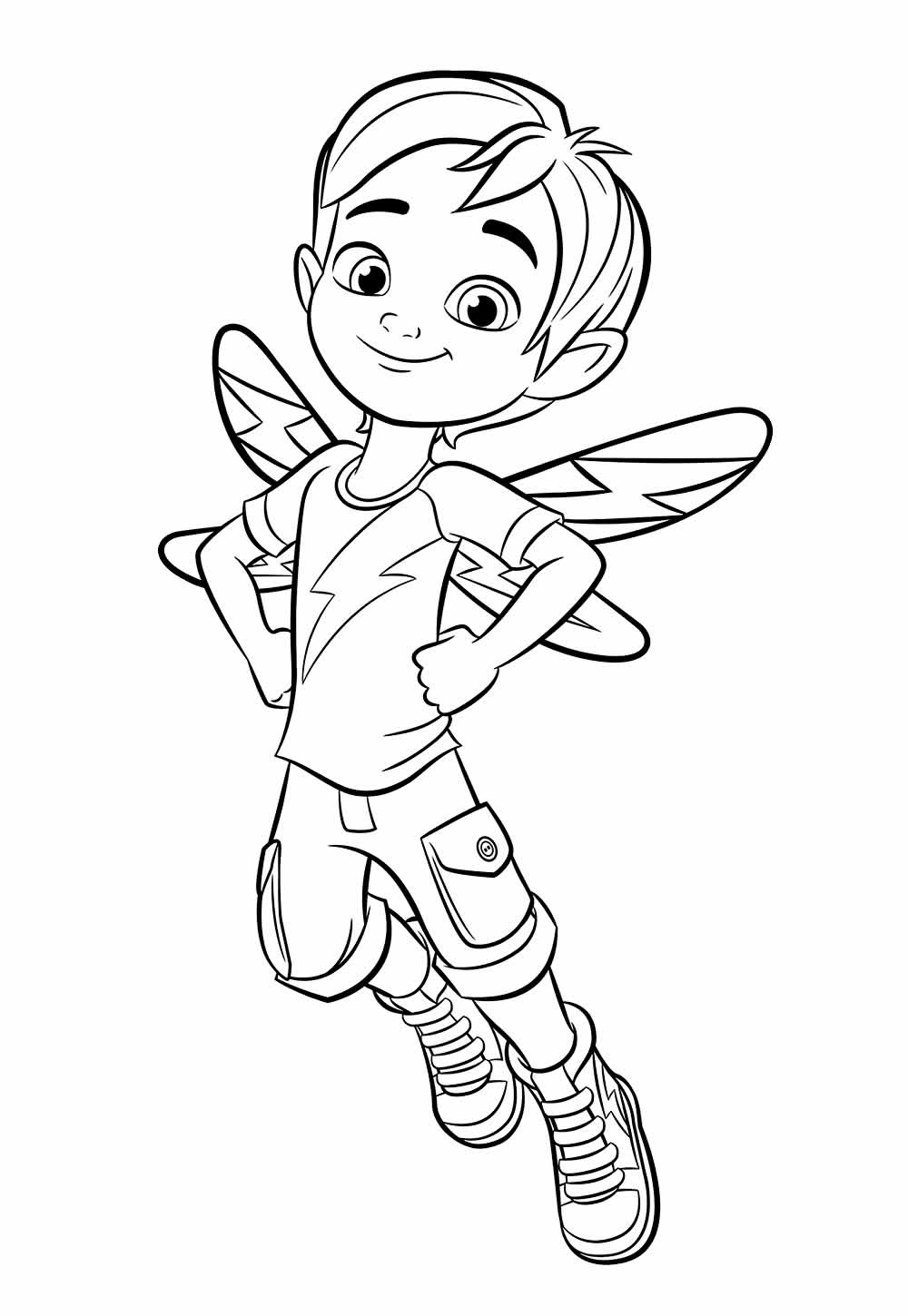 Desenho de Butterbeans Café para pintar