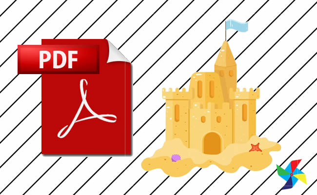 Desenhos de Castelo de Areia em PDF