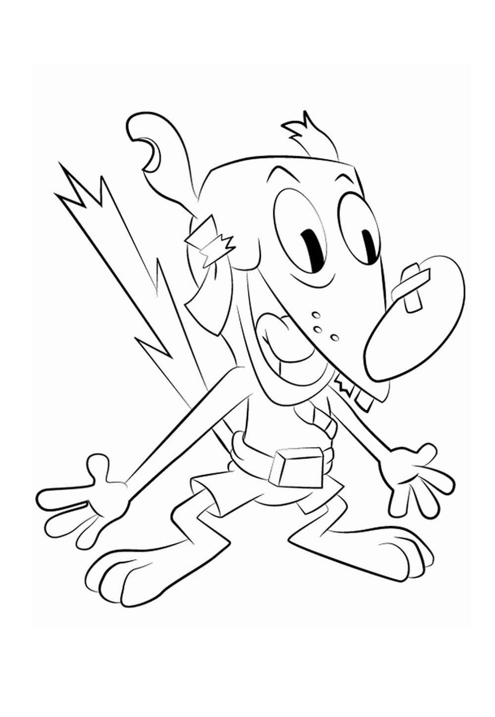 CatDog para imprimir e colorir