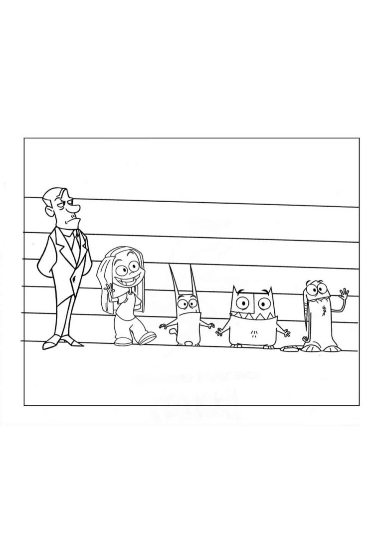 Desenhos de Catscratch para colorir - Bora Colorir