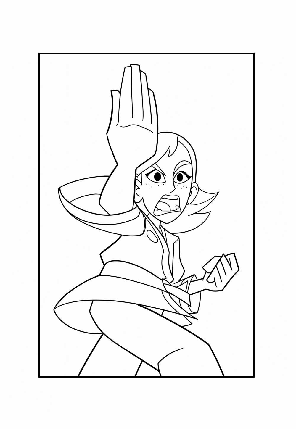 Desenho de Glitch Tech para pintar