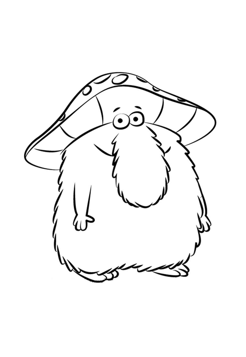Desenho de Harvey Beaks para pintar