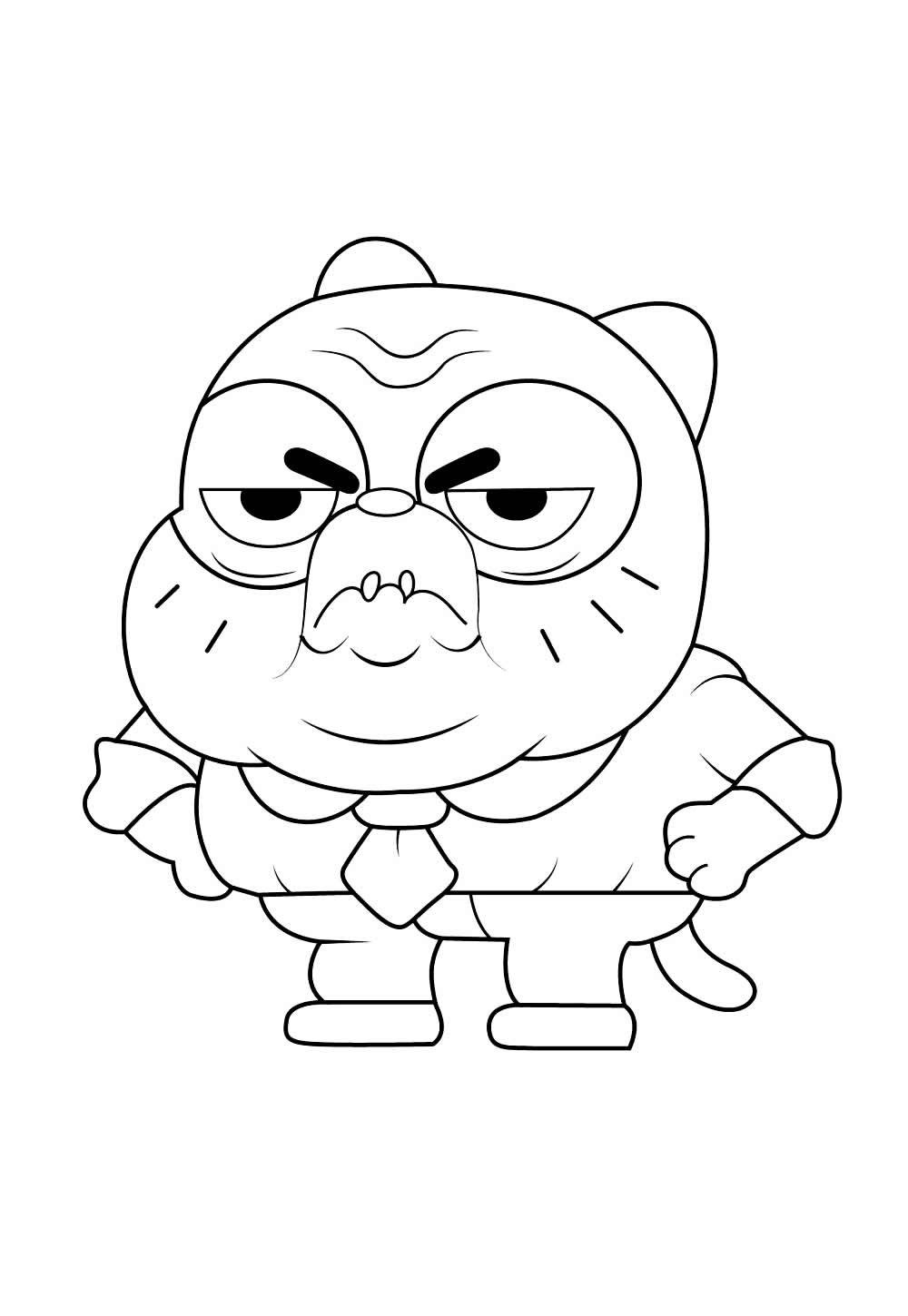 Desenho de Harvey Beaks para colorir