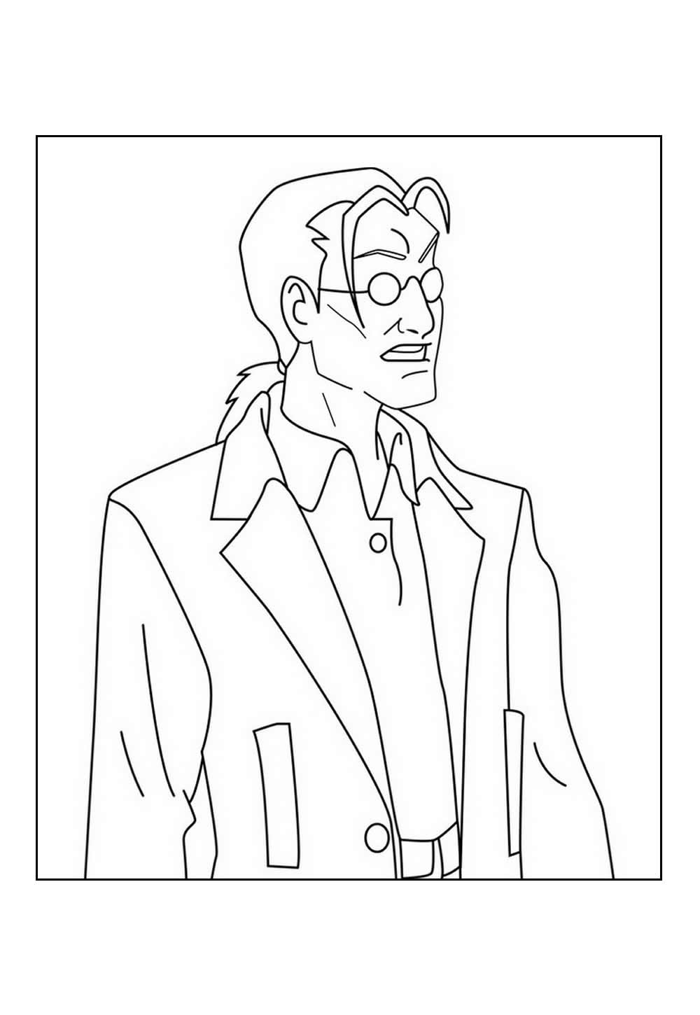 Desenho de Huntik para pintar