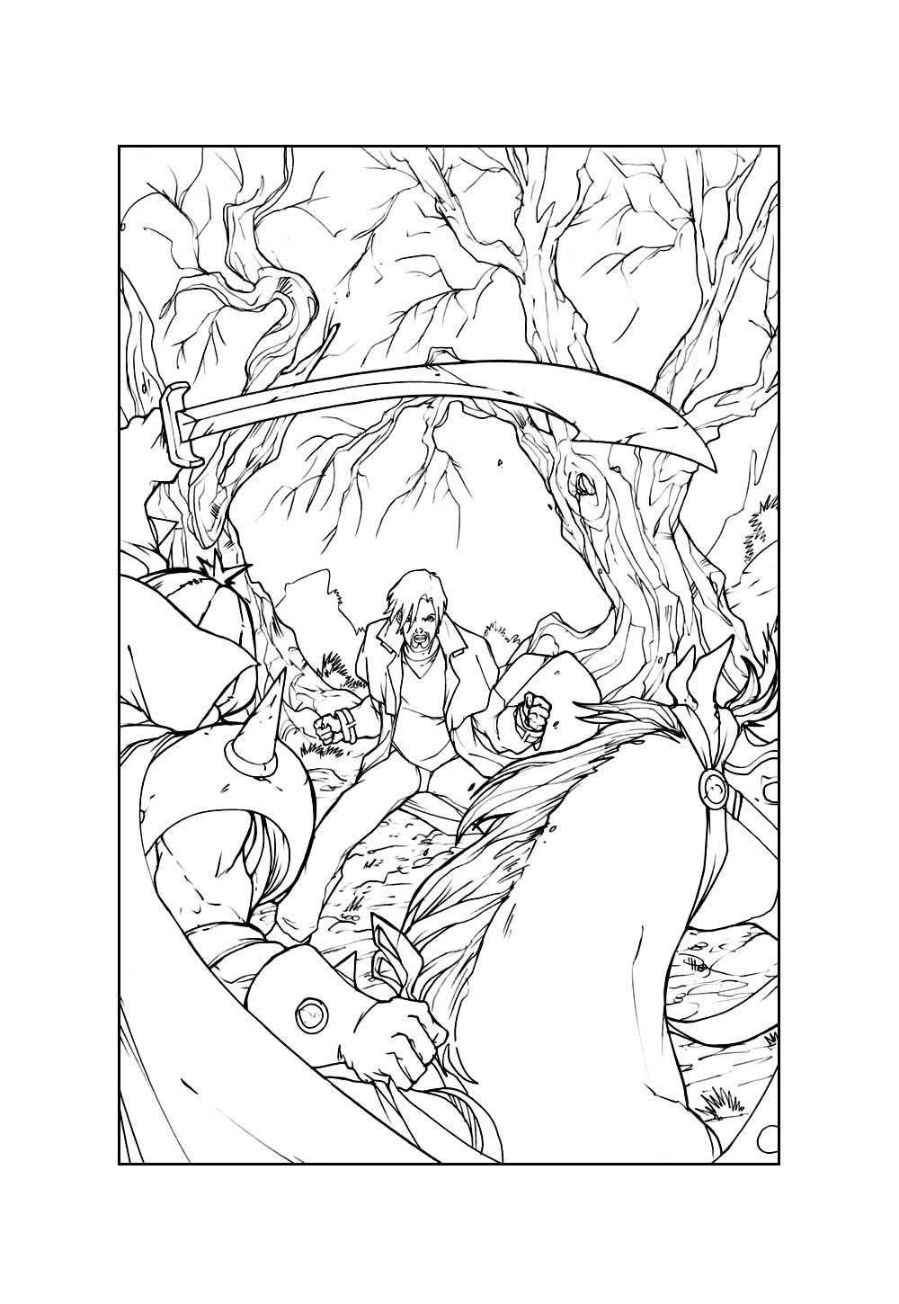 Desenho de Huntik: Secerts & Seekers para colorir