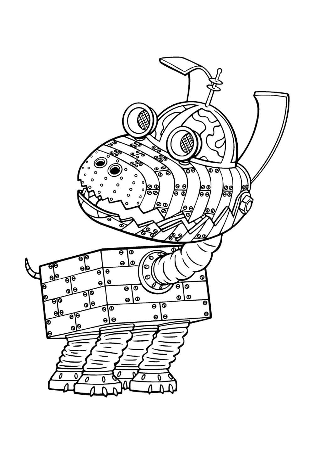 Desenho de Jimmy Neutron para colorir