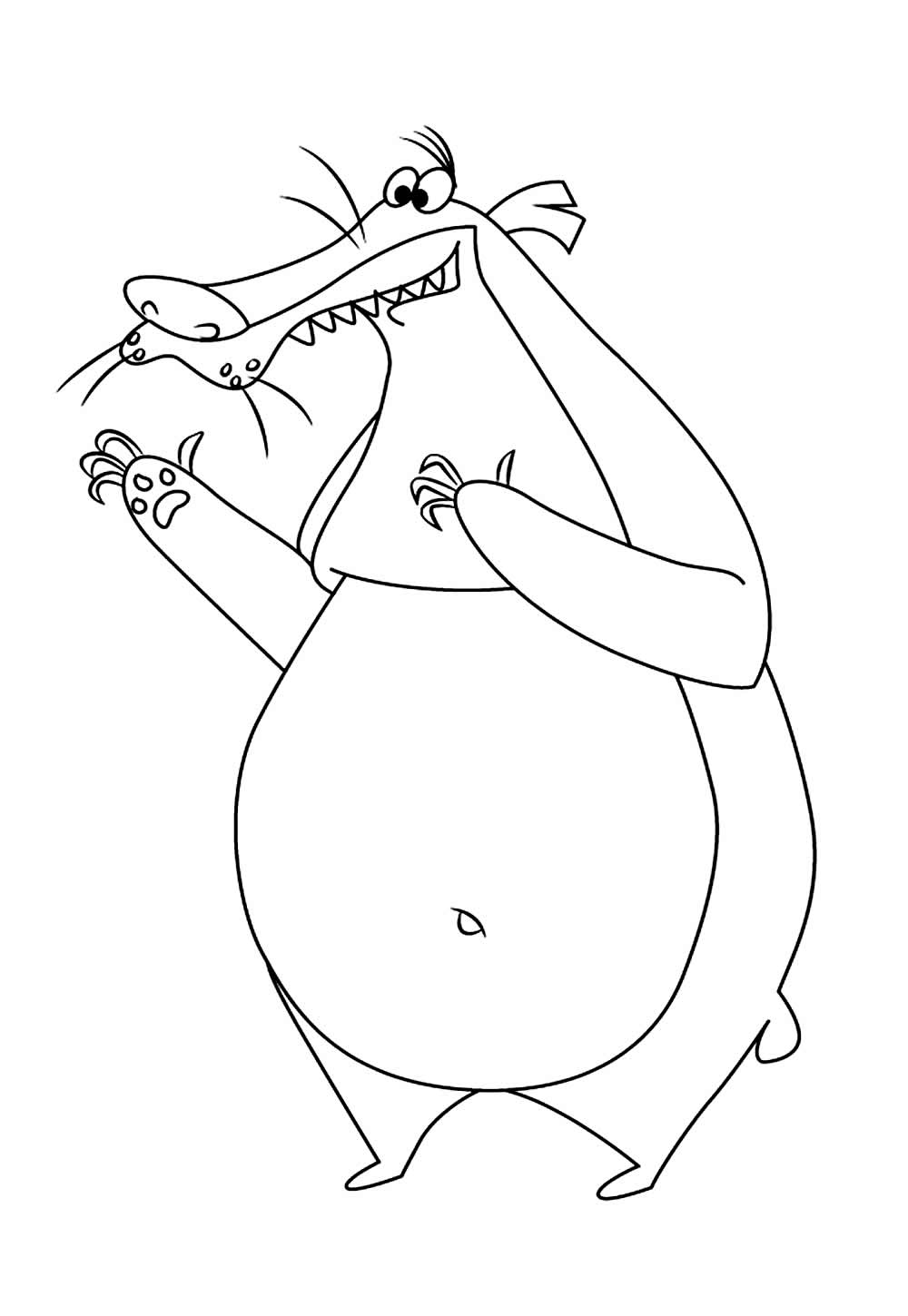 Desenho de Os Castores Pirados