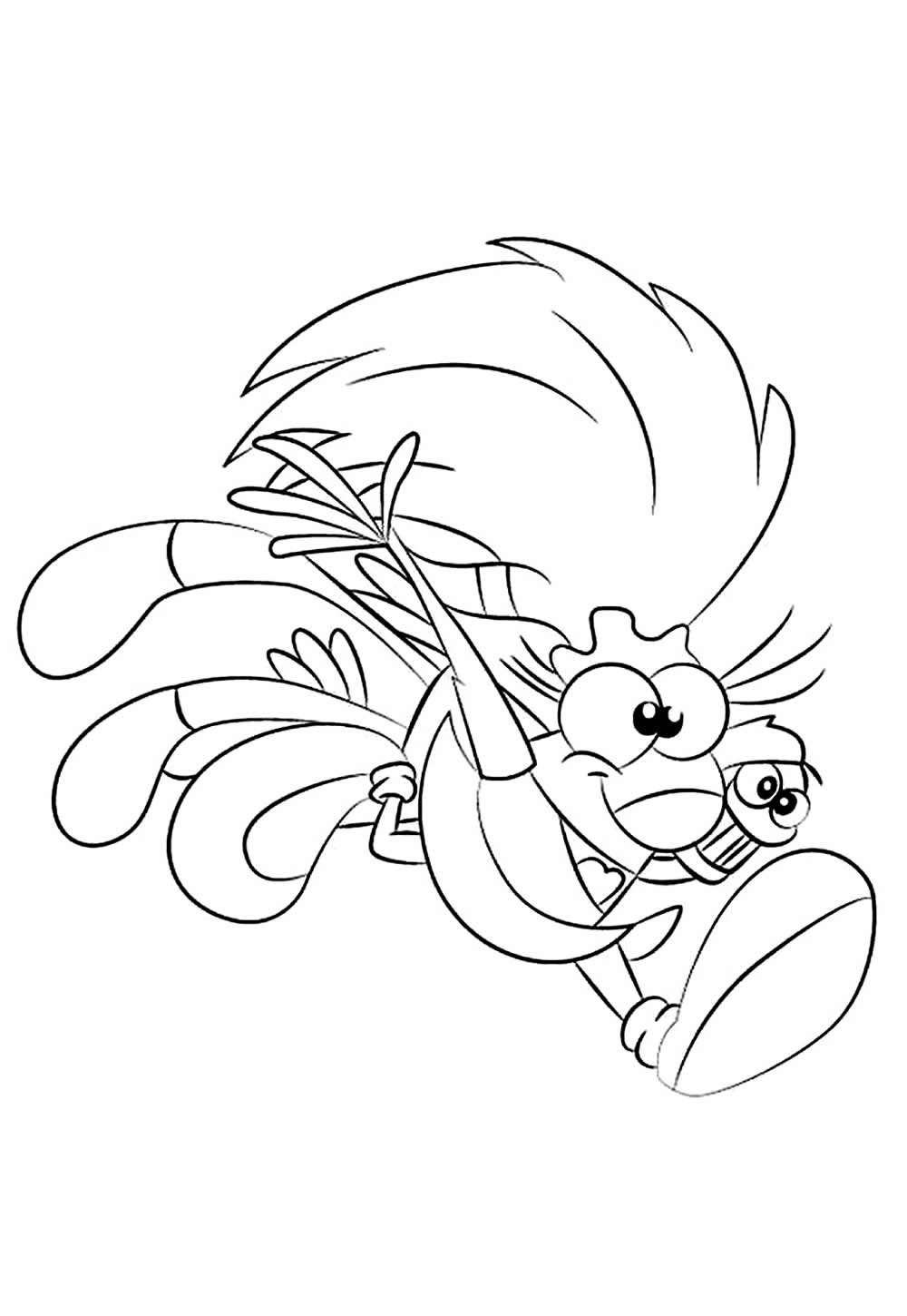 Desenho de Os Castores Pirados para imprimir