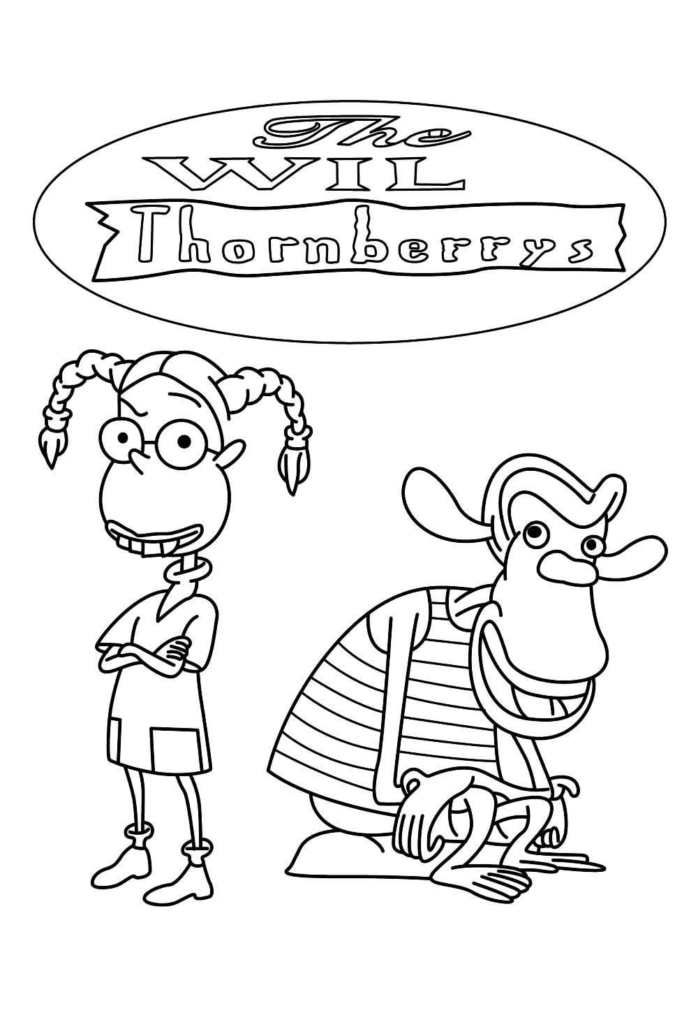 Desenhos de Os Thornberrys para colorir